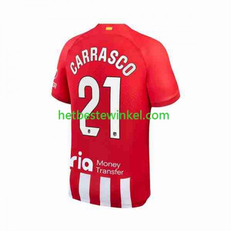 Atlético Madrid 2 Yannick Carrasco 21 Voetbalshirts Thuis 2023-24